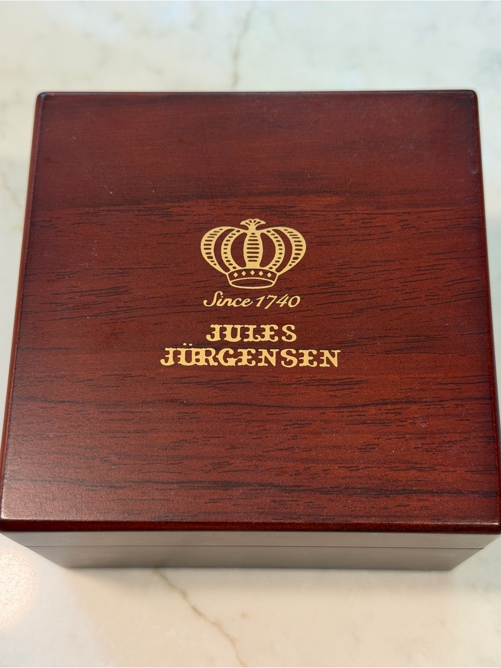 Jules Jurgensen Classic Square Watch in Silver with Diamond Bezel - Picture 2 of 10